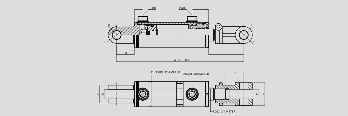 ACL Series Welded Hydraulic Cylinder