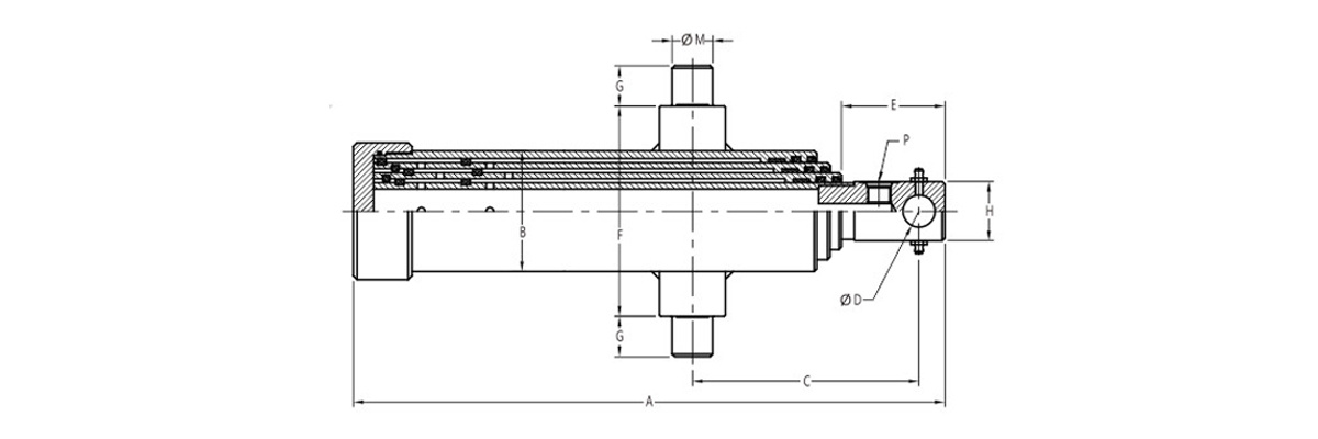 Telescopic Hydraulic Cylinder