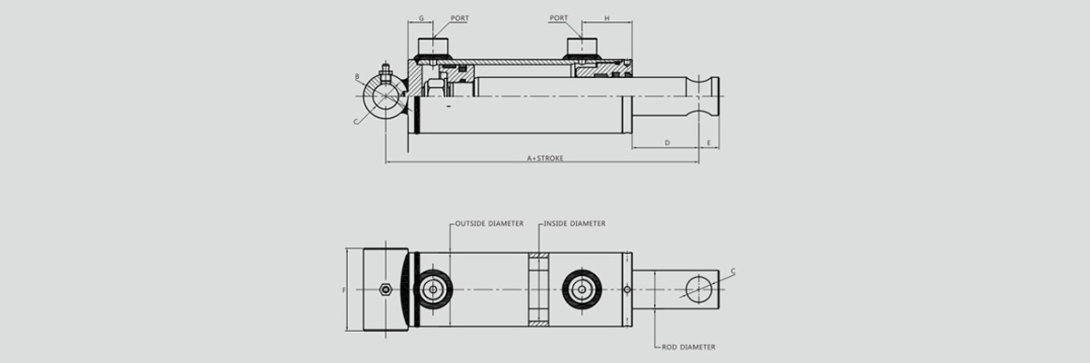 WTH Pin Eye Welded Hydraulic  